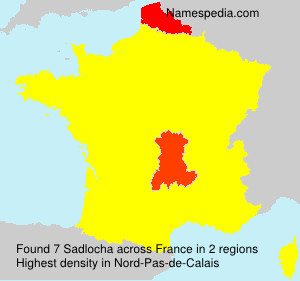 Surname Sadlocha in France Surname Sadlocha in France