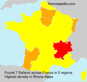Surname Safarov in France Surname Safarov in France