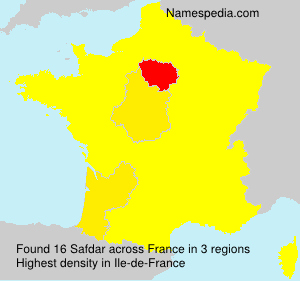 Surname Safdar in France Surname Safdar in France