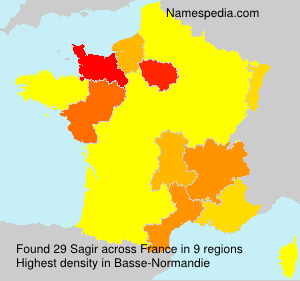 Surname Sagir in France Surname Sagir in France