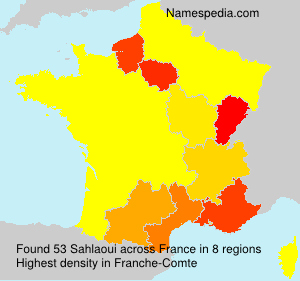 Surname Sahlaoui in France Surname Sahlaoui in France