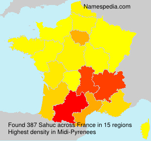 Surname Sahuc in France Surname Sahuc in France