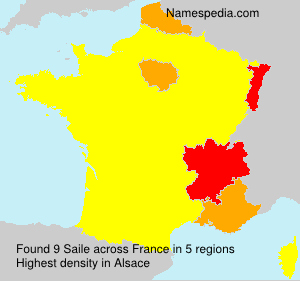 Surname Saile in France Surname Saile in France