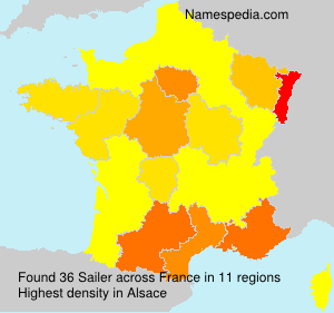 Surname Sailer in France Surname Sailer in France