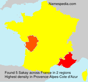 Surname Sakay in France Surname Sakay in France