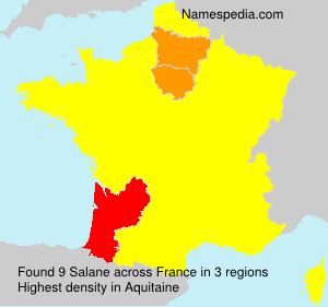 Surname Salane in France Surname Salane in France