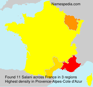 Surname Salani in France Surname Salani in France