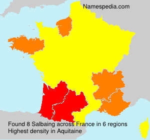 Surname Salbaing in France Surname Salbaing in France