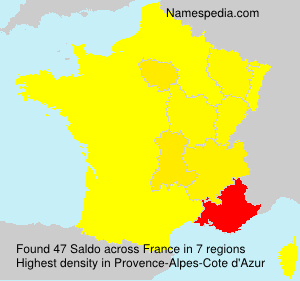Surname Saldo in France Surname Saldo in France