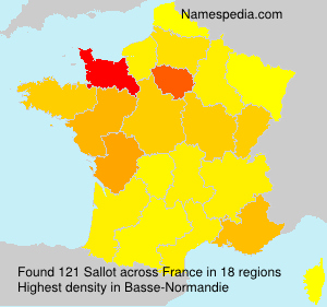 Surname Sallot in France Surname Sallot in France