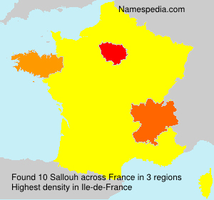 Surname Sallouh in France Surname Sallouh in France