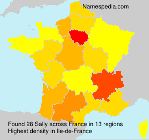 Surname Sally in France Surname Sally in France