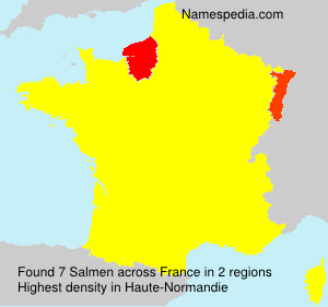 Surname Salmen in France Surname Salmen in France