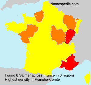 Familiennamen Salmer - France