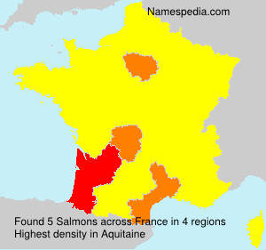 Surname Salmons in France Surname Salmons in France