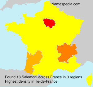 Surname Salomoni in France Surname Salomoni in France