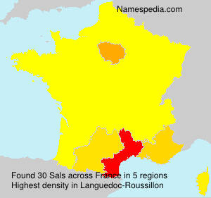 Surname Sals in France Surname Sals in France