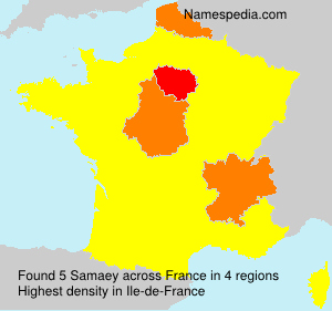 Surname Samaey in France Surname Samaey in France