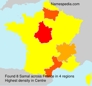 Surname Samal in France Surname Samal in France
