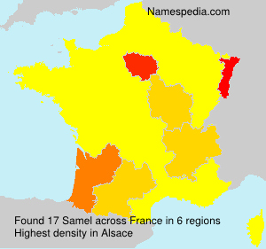 Surname Samel in France Surname Samel in France