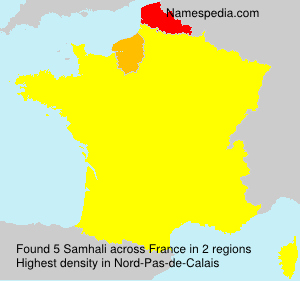 Surname Samhali in France Surname Samhali in France