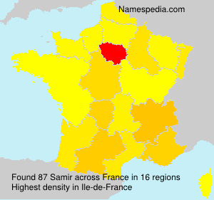 Surname Samir in France