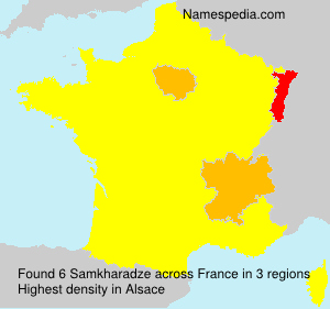 Surname Samkharadze in France Surname Samkharadze in France