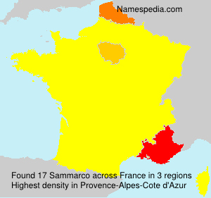 Surname Sammarco in France Surname Sammarco in France
