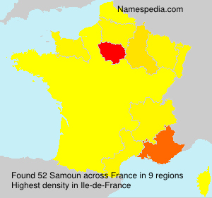 Surname Samoun in France Surname Samoun in France