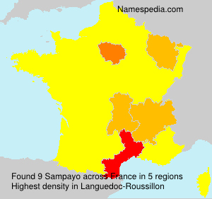 Surname Sampayo in France Surname Sampayo in France