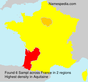 Surname Sampl in France Surname Sampl in France