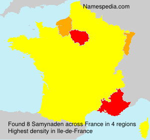 Surname Samynaden in France Surname Samynaden in France