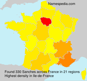 Surname Sanches in France Surname Sanches in France