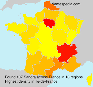 Surname Sandra in France Surname Sandra in France