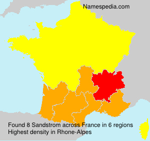 Surname Sandstrom in France Surname Sandstrom in France