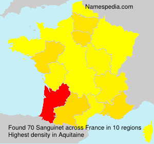 Surname Sanguinet in France Surname Sanguinet in France