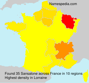 Surname Sansalone in France Surname Sansalone in France
