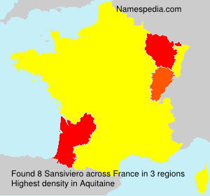 Surname Sansiviero in France Surname Sansiviero in France