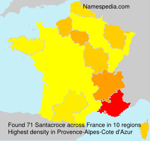 Surname Santacroce in France Surname Santacroce in France