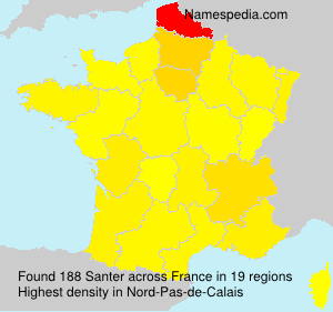 Surname Santer in France Surname Santer in France
