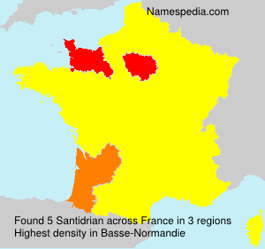 Surname Santidrian in France Surname Santidrian in France