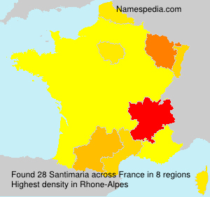 Surname Santimaria in France Surname Santimaria in France