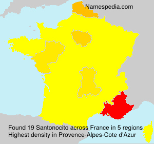 Surname Santonocito in France Surname Santonocito in France