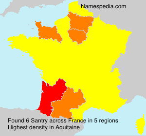 Surname Santry in France Surname Santry in France