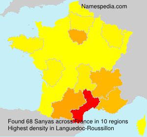 Surname Sanyas in France Surname Sanyas in France