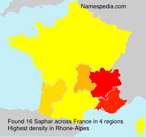 Surname Saphar in France Surname Saphar in France