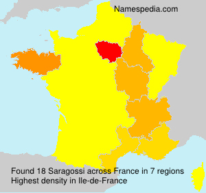 Surname Saragossi in France Surname Saragossi in France