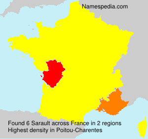 Surname Sarault in France Surname Sarault in France