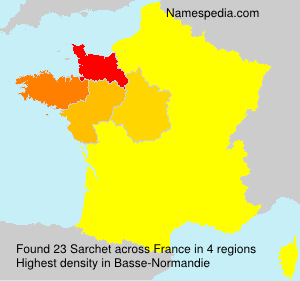 Surname Sarchet in France Surname Sarchet in France