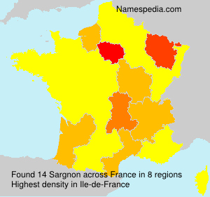 Surname Sargnon in France Surname Sargnon in France